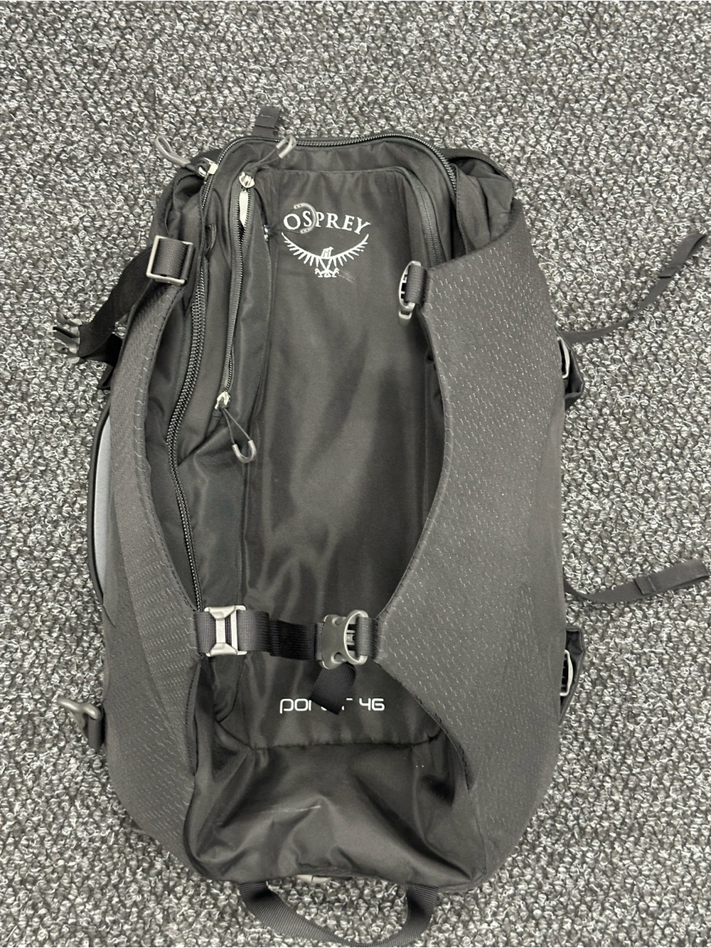 OSPREY Porter 46 Backpack - Black
